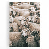 Sheep Herd Wall Art – Rustic Farmhouse Pastoral Country Decor Print