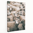 Sheep Herd Wall Art – Rustic Farmhouse Pastoral Country Decor Print