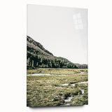 Mountain Valley Wall Art – Rustic Farmhouse Nature-Inspired Decor Print
