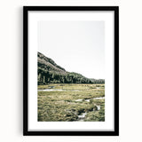Mountain Valley Wall Art – Rustic Farmhouse Nature-Inspired Decor Print