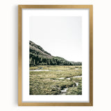 Mountain Valley Wall Art – Rustic Farmhouse Nature-Inspired Decor Print