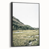 Mountain Valley Wall Art – Rustic Farmhouse Nature-Inspired Decor Print