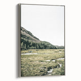 Mountain Valley Wall Art – Rustic Farmhouse Nature-Inspired Decor Print