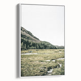 Mountain Valley Wall Art – Rustic Farmhouse Nature-Inspired Decor Print