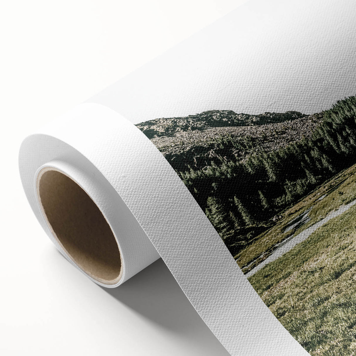 Mountain Valley Wall Art – Rustic Farmhouse Nature-Inspired Decor Print