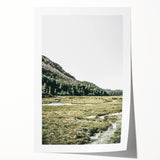 Mountain Valley Wall Art – Rustic Farmhouse Nature-Inspired Decor Print