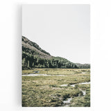 Mountain Valley Wall Art – Rustic Farmhouse Nature-Inspired Decor Print