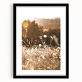 Sunlit Meadow Wall Art – Rustic Farmhouse Nature-Inspired Decor Print