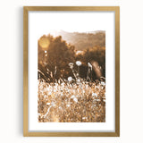 Sunlit Meadow Wall Art – Rustic Farmhouse Nature-Inspired Decor Print