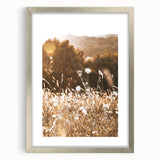 Sunlit Meadow Wall Art – Rustic Farmhouse Nature-Inspired Decor Print
