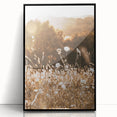 Sunlit Meadow Wall Art – Rustic Farmhouse Nature-Inspired Decor Print