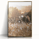 Sunlit Meadow Wall Art – Rustic Farmhouse Nature-Inspired Decor Print