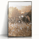 Sunlit Meadow Wall Art – Rustic Farmhouse Nature-Inspired Decor Print