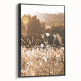 Sunlit Meadow Wall Art – Rustic Farmhouse Nature-Inspired Decor Print