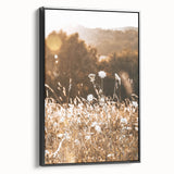 Sunlit Meadow Wall Art – Rustic Farmhouse Nature-Inspired Decor Print