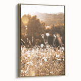Sunlit Meadow Wall Art – Rustic Farmhouse Nature-Inspired Decor Print