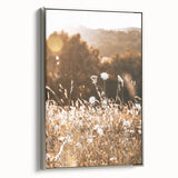 Sunlit Meadow Wall Art – Rustic Farmhouse Nature-Inspired Decor Print