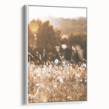 Sunlit Meadow Wall Art – Rustic Farmhouse Nature-Inspired Decor Print