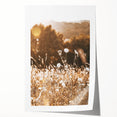 Sunlit Meadow Wall Art – Rustic Farmhouse Nature-Inspired Decor Print