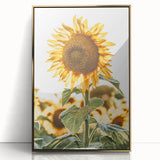 Farmhouse Wall Art - Vibrant Sunflower Print for Rustic Home Decor