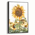 Farmhouse Wall Art - Vibrant Sunflower Print for Rustic Home Decor