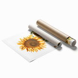 Farmhouse Wall Art - Vibrant Sunflower Print for Rustic Home Decor