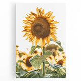 Farmhouse Wall Art - Vibrant Sunflower Print for Rustic Home Decor