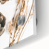 Rustic Farmhouse Wall Art - Pine Cone and Natural Branches Print