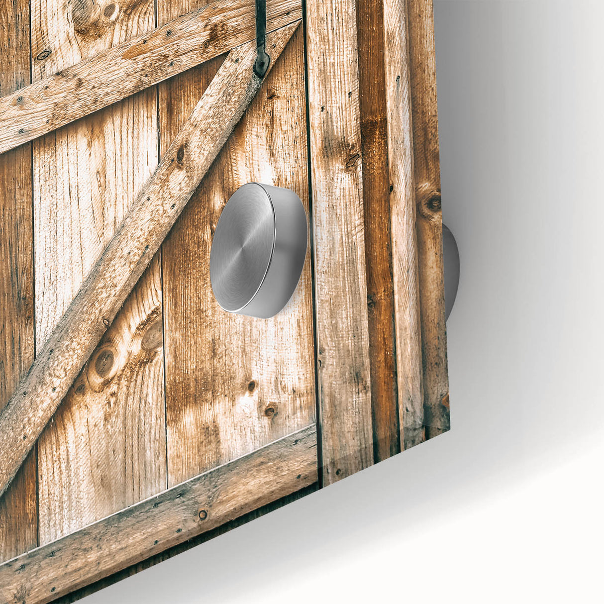 Rustic Farmhouse Wall Art - Vintage Wooden Barn Door Print