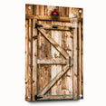 Rustic Farmhouse Wall Art - Vintage Wooden Barn Door Print