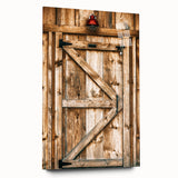 Rustic Farmhouse Wall Art - Vintage Wooden Barn Door Print