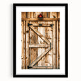 Rustic Farmhouse Wall Art - Vintage Wooden Barn Door Print