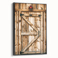 Rustic Farmhouse Wall Art - Vintage Wooden Barn Door Print