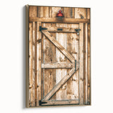 Rustic Farmhouse Wall Art - Vintage Wooden Barn Door Print