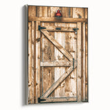 Rustic Farmhouse Wall Art - Vintage Wooden Barn Door Print