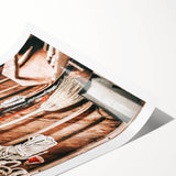 Vintage Farmhouse Wall Art - Rustic Rope and Tools in Country Shed