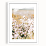 Farmhouse Wall Art - Soft Floral Meadow with Vintage Rustic Charm