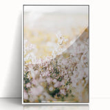 Farmhouse Wall Art - Soft Floral Meadow with Vintage Rustic Charm