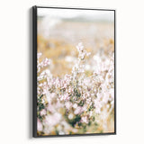 Farmhouse Wall Art - Soft Floral Meadow with Vintage Rustic Charm