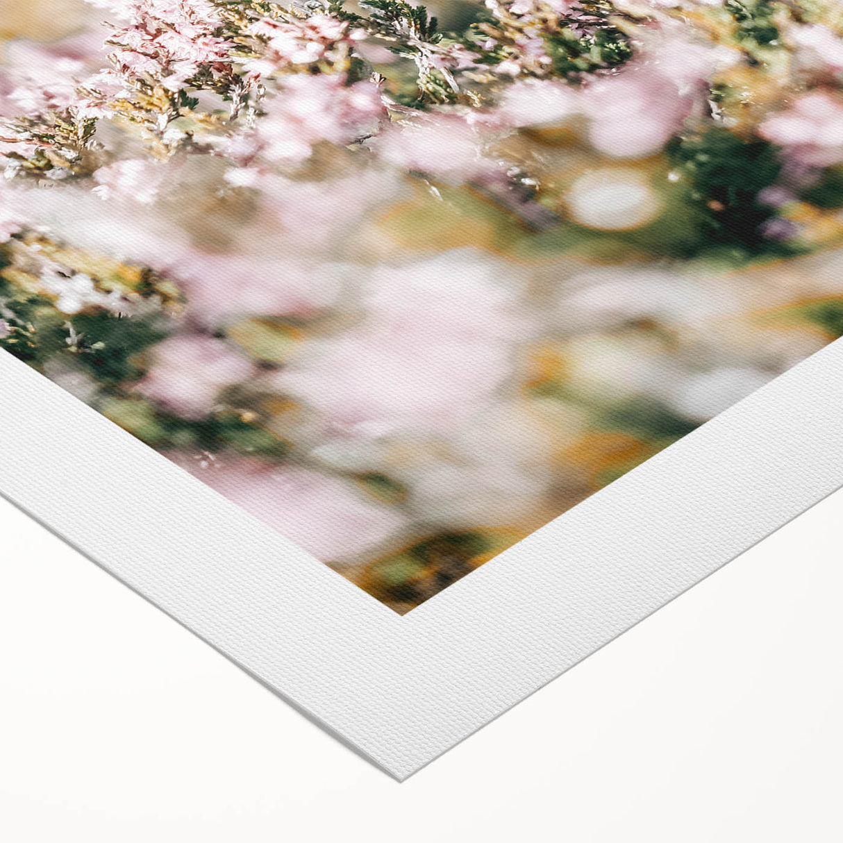Farmhouse Wall Art - Soft Floral Meadow with Vintage Rustic Charm