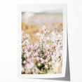 Farmhouse Wall Art - Soft Floral Meadow with Vintage Rustic Charm