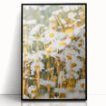 Farmhouse Wall Art - Bright Sunlit Daisies in Rustic Meadow Print
