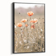 Farmhouse Wall Art - Delicate Poppies in Sunlit Meadow Print