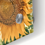 Farmhouse Wall Art - Radiant Sunflower in Rustic Country Style Print