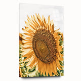Farmhouse Wall Art - Radiant Sunflower in Rustic Country Style Print