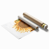 Farmhouse Wall Art - Radiant Sunflower in Rustic Country Style Print