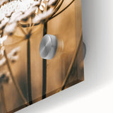 Farmhouse Wall Art - Bee on White Flowers in Rustic Field Print