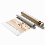 Farmhouse Wall Art - Bee on White Flowers in Rustic Field Print