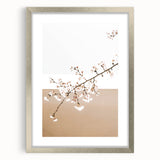 Farmhouse Wall Art - Delicate Blossom Branch in Minimalist Rustic Style
