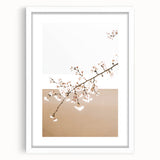 Farmhouse Wall Art - Delicate Blossom Branch in Minimalist Rustic Style